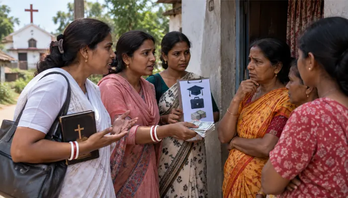 Hindu families targeted for Christian conversion through cash and job promises in Debpukur, West Bengal