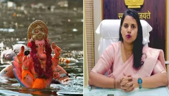 Hindu festival vilified, Ganesh idol immersion falsely blamed as sole cause for river pollution by Sangli Municipal Commissioner