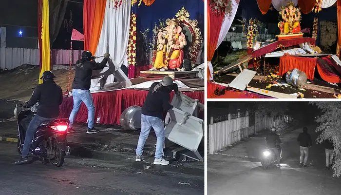 Sacred Hindu pandal vandalised in Gujarat's Vadodara ahead of Ganesh Chaturthi festival