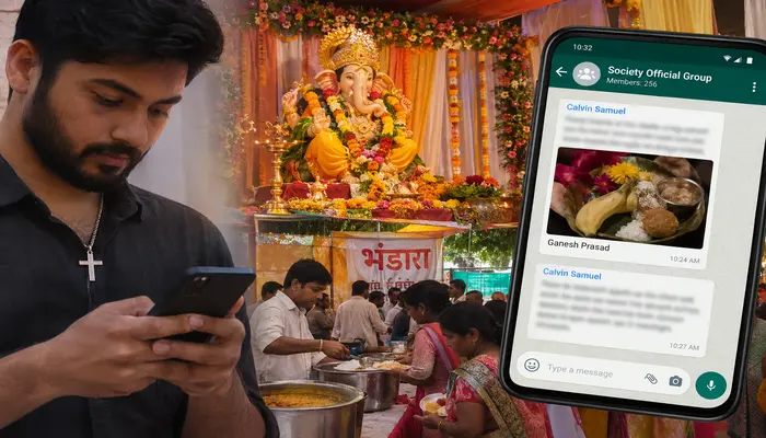 Attack on Hindu sentiments: Christian man makes objectionable remarks about Ganesh Chaturthi prasad on social media