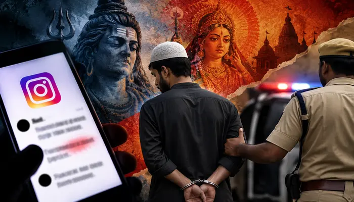 Hindu deities abused by Muslim man in Instagram posts; targeted with derogatory and provocative remarks on social media