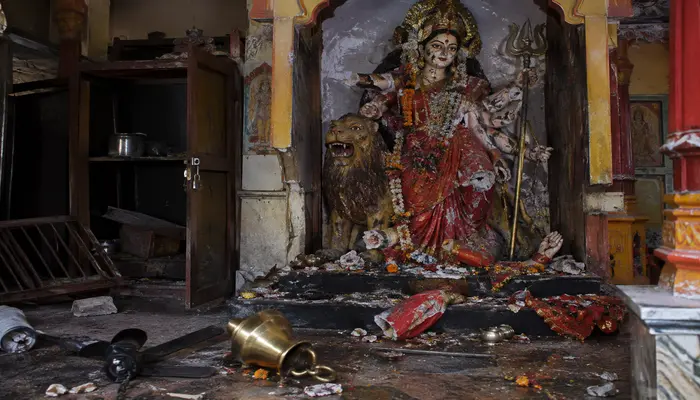 Hindu temple looted, idol of Goddess Durga vandalised in Amroha, Uttar Pradesh