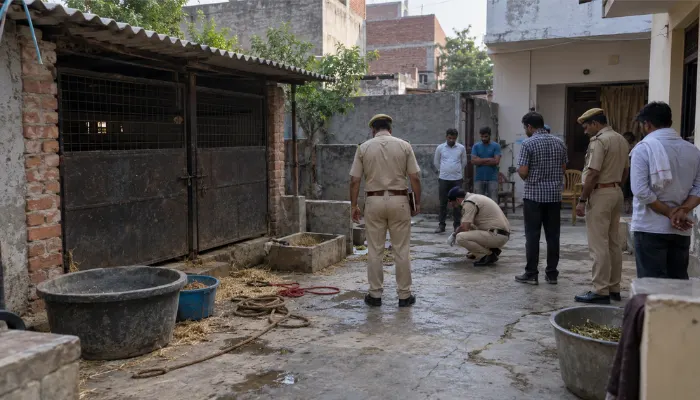 Cow slaughtered at residence in Loni, Ghaziabad; Muslim miscreants later found planning another cow slaughter