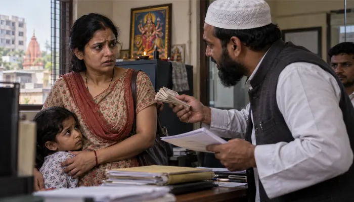 Hindu woman financially exploited and her faith denigrated to pressure her into religious conversion by Muslim man