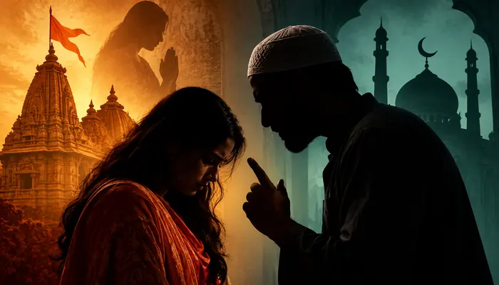 Hindu woman lured into relationship by Muslim man under false promise of converting to Hinduism; sexually exploited and later coerced to convert to Islam