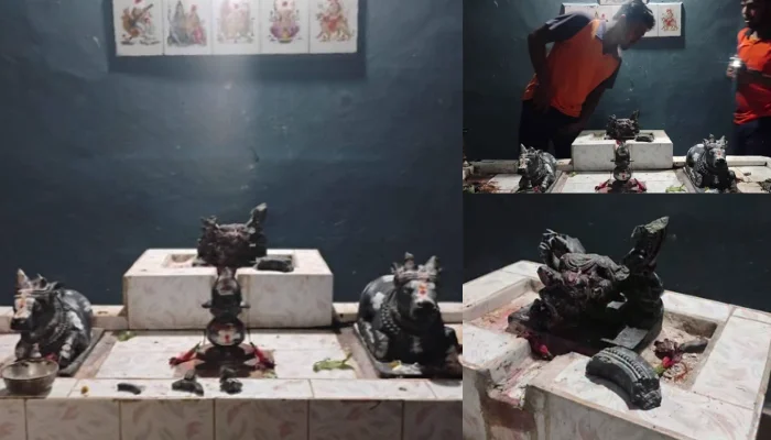 Hindu temple targeted, sacred idols of Hindu deities vandalised in Vijayanagara, Karnataka