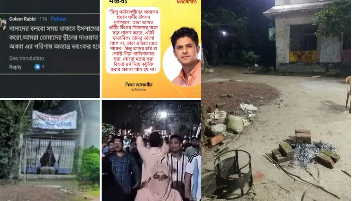 Hindu student targeted with false blasphemy accusations and expulsion for opposing anti-Hindu abuse amid conversion threats and communal intimidation at Jagannath University, Dhaka