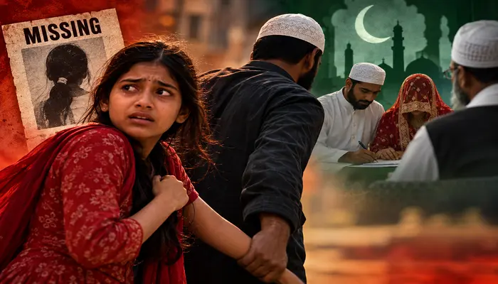 Minor Hindu girl lured away, forcibly converted to Islam and made to undergo nikah by Muslim man