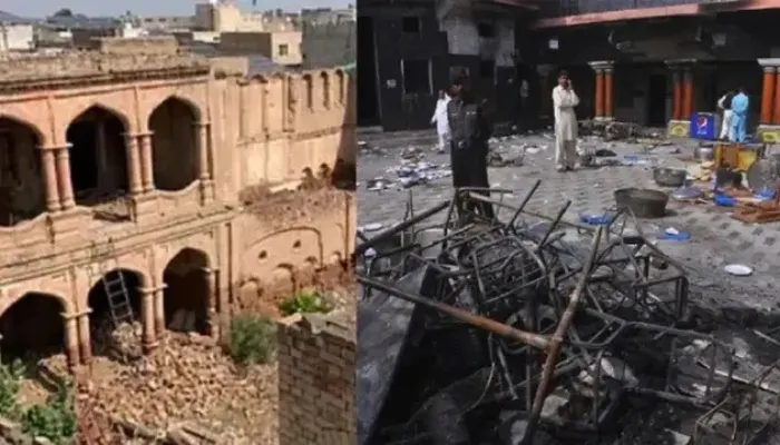 200-year-old Ram Leela temple in Pakistan faces demolition for commercial plaza; parts of temple structure damaged