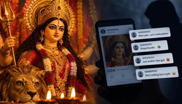 Maa Durga targeted in derogatory social media posts; complaint filed in Bhadohi, Uttar Pradesh