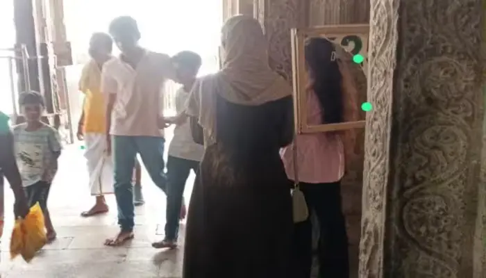 Hindu temple sanctity defiled; burqa-clad Muslim woman enters Srirangam Ranganathaswamy Temple