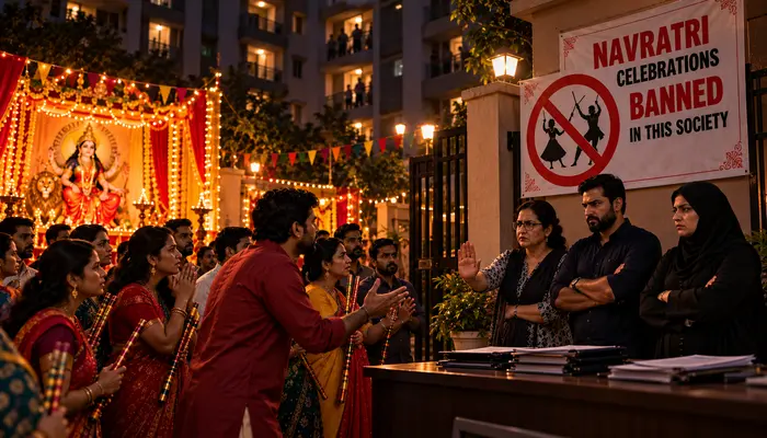 Hindu residents barred from celebrating Navratri at housing society in Mira Road, Mumbai