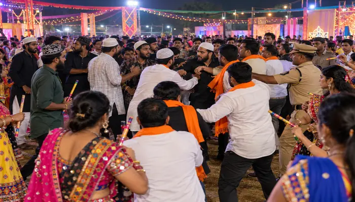 Navratri celebrations compromised as 22 non-Hindus enter Garba event in Hyderabad, Telangana