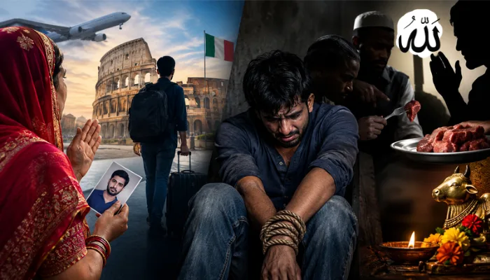 Hindu man lured to Italy on job promise, held hostage and pressured to eat cow meat and convert to Islam