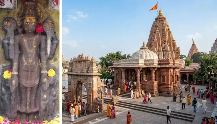 800-year-old idol of Lord Purushottam Narayan vandalised at ancient Hindu temple in Ujjain, Madhya Pradesh
